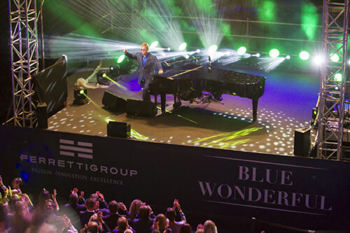 Ferretti Group and Sir Elton Jon