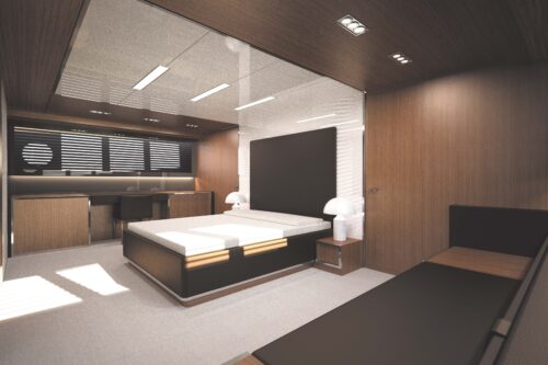 Riva 122_' Mythos_4 cabins layout_VIP cabin_1