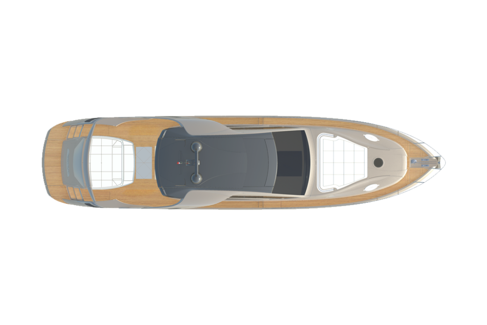 Pershing 70 - Layout 