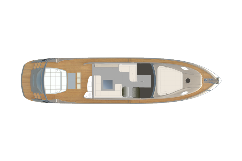 Pershing 70 - Layout 
