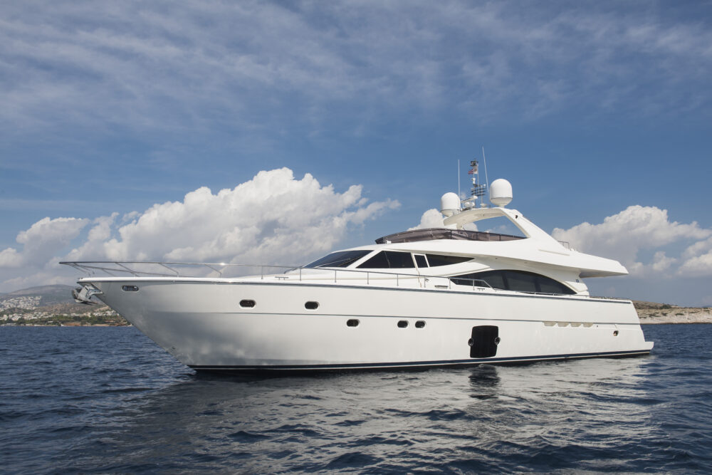 Ferretti 830 “JULIE M” - Featured 