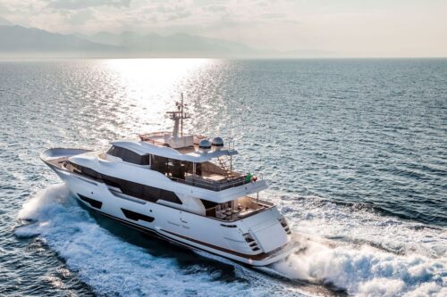 For sale: Last ever Custom Line Navetta 28 superyacht produced