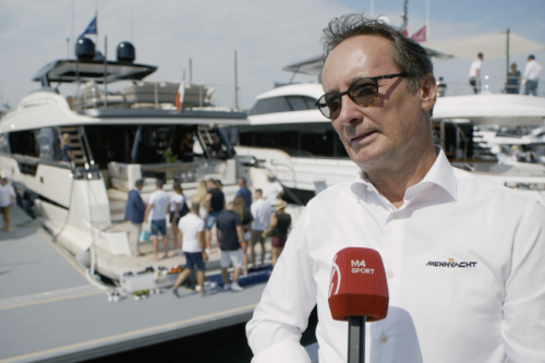 MennYacht Hungary for M4 TV @Cannes