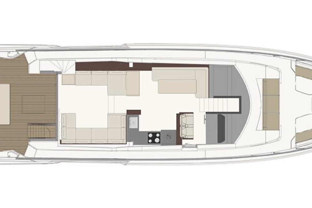 Ferretti Yachts 670 “POSH” - Layout 