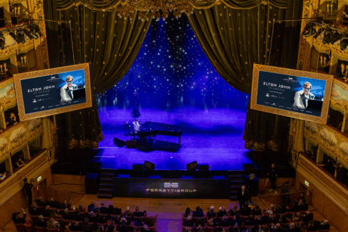 ELTON JOHN AT THE GRAN TEATRO LA FENICE IN VENICE
