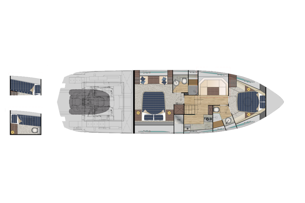 Pershing 5X - Layout 