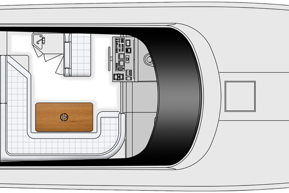 Itama 45RS - Layout - Main Deck Itama 45RS - Layout - Main Deck