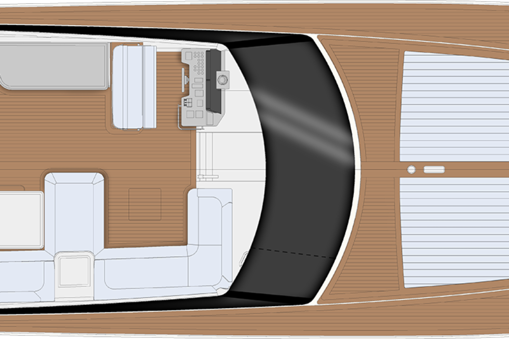 Itama 54 New - Układ - Main Deck Itama 54 New - Układ - Main Deck