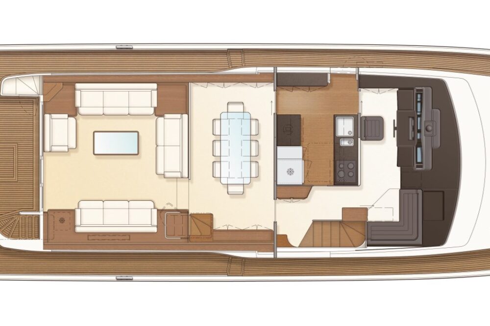 Ferretti Yachts Ferretti 780 “ALGIEDI” - Layout  Ferretti Yachts Ferretti 780 “ALGIEDI” - Layout