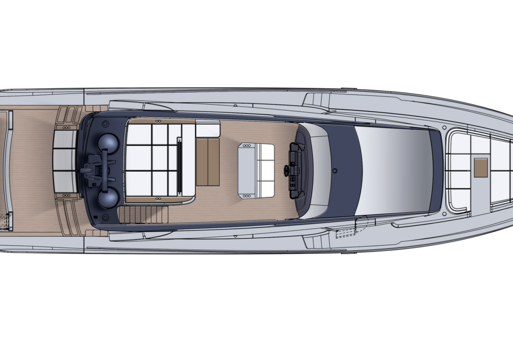 Pershing GTX70 New - Расположение - Top View