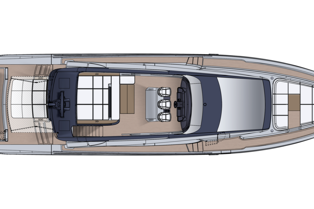 Pershing GTX70 New - Расположение - Top View