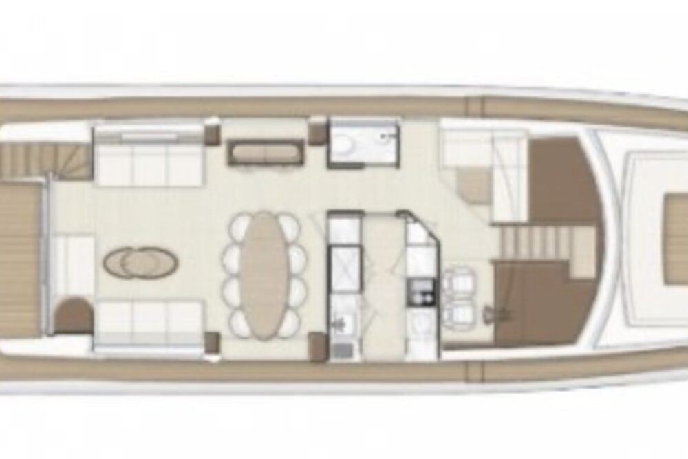Azimut 80 „STRATUS“ - Dispozice 