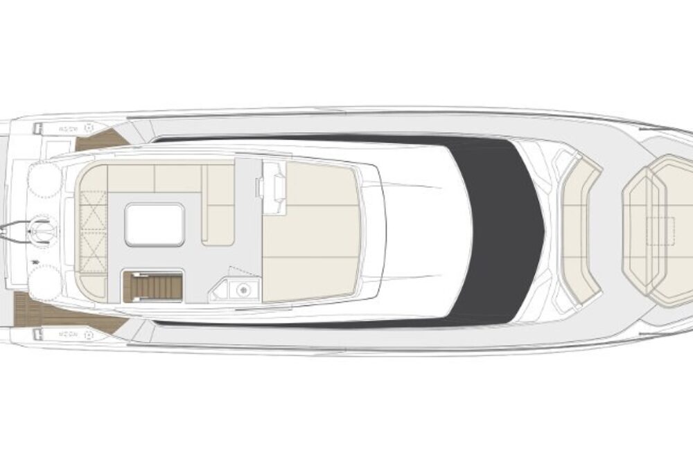 Ferretti Yachts Ferretti 550 - Layout 
