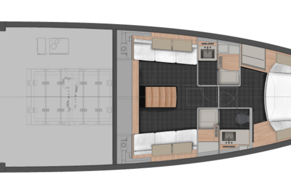 Wally wallypower58X - Расположение 