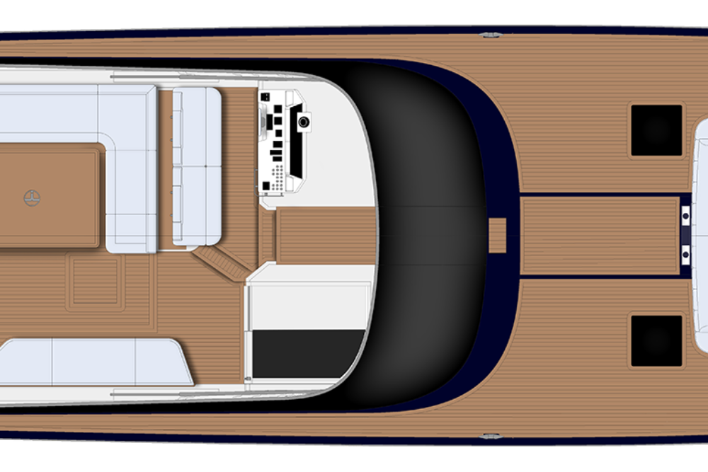 Itama 70 Project - Alaprajz - Main Deck