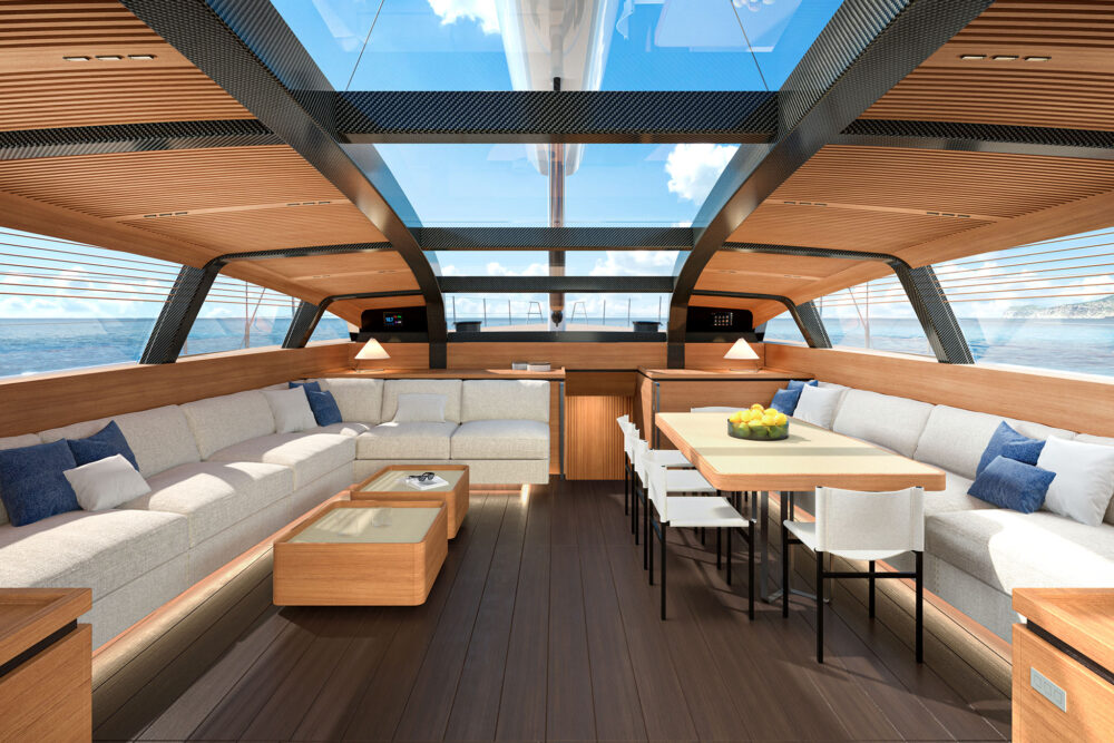 Wally wallywind130 Project - Интерьер - Wally wallywind130 Project