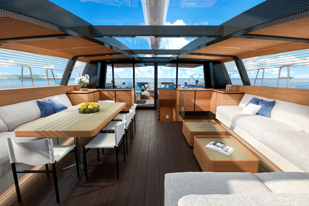 Wally wallywind130 Project - Интерьер - Wally wallywind130 Project