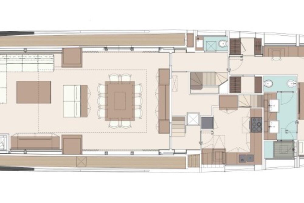 Riva 112′ Dolcevita Super New - Расположение 