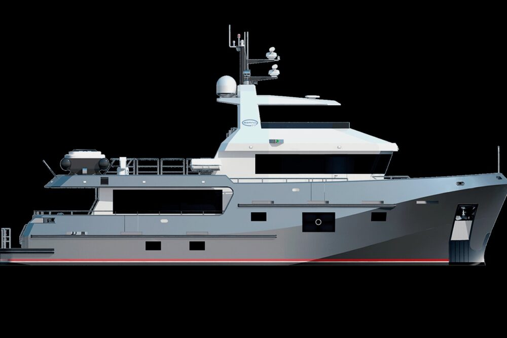 Bering 77 “VAI” - Layout 