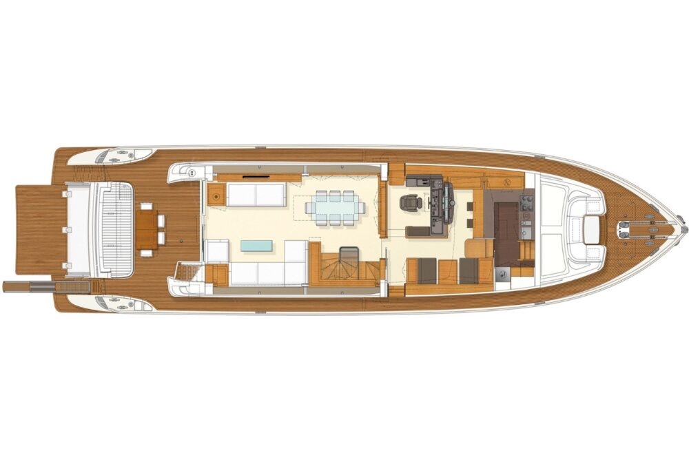 Ferretti Yachts 800 “El Sueno” - Layout 
